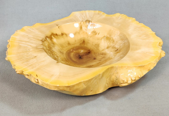 Handmade Wooden Bowl / Maple Burl Wood